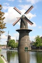 Large Dutch Windmill Royalty Free Stock Photo