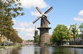 Large Dutch Windmill Royalty Free Stock Photo