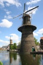 Large Dutch Windmill Royalty Free Stock Photo