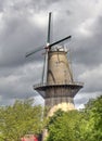 Large Dutch Windmill Royalty Free Stock Photo