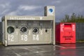 A large 24/7 Eco Friendly Automatic Washing Machine Royalty Free Stock Photo