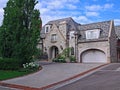 Large elegant stone house Royalty Free Stock Photo