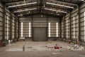 large empty warehouse with exposed ceiling and big windows that could also be built to house