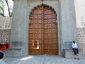 Large Entrance Gate of Royal Palace India. Royalty Free Stock Photo