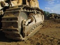 Large Excavator Track Royalty Free Stock Photo