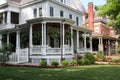 Beautiful historic home decorated and ready for the racing season, Saratoga, New York, 2018