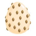 Large fantasy egg covered in spikes is waiting to hatch Royalty Free Stock Photo