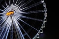 Large Ferris wheels Sky Background