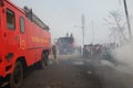 Large Fire Breaks out in Kolkata Slum