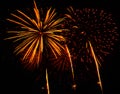 A large Fireworks Display event. Royalty Free Stock Photo