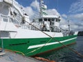 Large fishing trawlers at Killybegs Harbour Co. Donegal Ireland Royalty Free Stock Photo