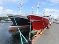 Large fishing trawlers at Killybegs Harbour Co. Donegal Ireland Royalty Free Stock Photo