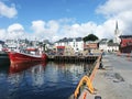 Large fishing trawlers at Killybegs Harbour Co. Donegal Ireland Royalty Free Stock Photo