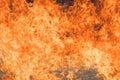 Large flame Fire rages, For burning for background Royalty Free Stock Photo