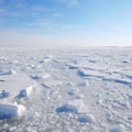 a large flat ice field