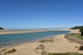 Africa- Panoramic Landscape of Kenton-on-Sea South Africa River Mouth Royalty Free Stock Photo