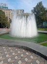 The large fountain on Nikole Pasic Square, Belgrade city center