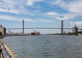 Large Freighters on Savannah River