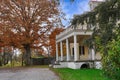 Large front porch of old house