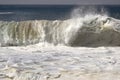 Large wave crashing in the ocean Royalty Free Stock Photo