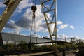 A large gantry crane Royalty Free Stock Photo
