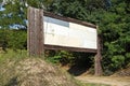 Large gate of the shooting area