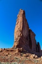 Large geologic monument formaion Arches National Park Utah USA Royalty Free Stock Photo