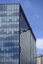 large glass building blue sky Royalty Free Stock Photo