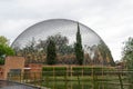 Glass dome in Parque Ecologico in Puebla, Mexico