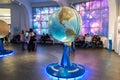 Large Globe in Museum Urania of Moscow Planetarium, Russia