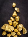 Large gold nuggets