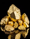 Large gold nuggets