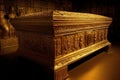 Large golden tomb of an Indian emperor.