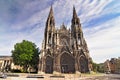 Large Gothic Roman Catholic church of St. Ouen in Rouen, France Royalty Free Stock Photo