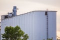 Large Grain Silos Royalty Free Stock Photo