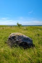 large granite rock single in nature
