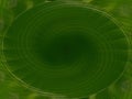 Green, large, egg-like circular background center on green trapezes Royalty Free Stock Photo