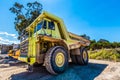 Dumper truck on construction site. Royalty Free Stock Photo