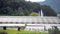 Large greenhouse located in the countryside in Chiang Mai, Thailand.