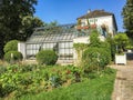 Large greenhouse in the Parc de Bercy, Paris,