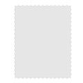 Large grey post stamp template, vector illustration Royalty Free Stock Photo