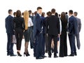 Large group of business people. Over white background Royalty Free Stock Photo