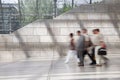 Large group of business people walking Royalty Free Stock Photo