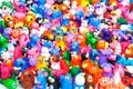 Large group of clay toys Royalty Free Stock Photo