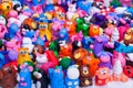 Large group of clay toys Royalty Free Stock Photo