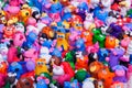 Large group of clay toys Royalty Free Stock Photo