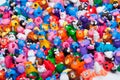 Large group of clay toys Royalty Free Stock Photo