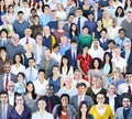 Large Group of Diverse Multiethnic People Royalty Free Stock Photo