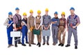 Large group of diverse workers Royalty Free Stock Photo