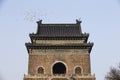 Ancient Chinese architectural bell tower Royalty Free Stock Photo